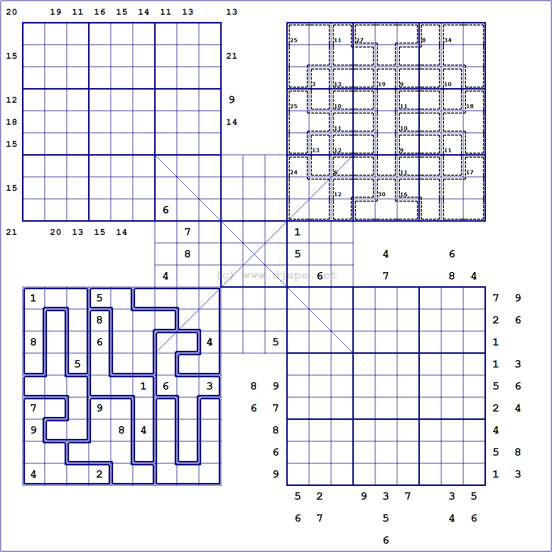 diagonal sudoku puzzles